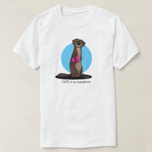 Camiseta Otter del río KiniArt