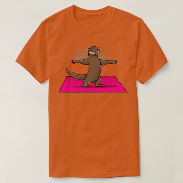 Camiseta Otter Doing Yoga (Diseño del anverso)