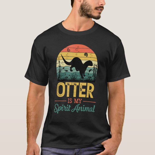 Camiseta Otter es mi animal espiritual (Anverso)