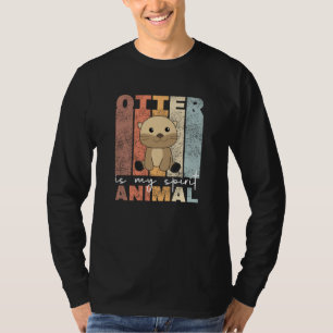 Camiseta Otter es mi animal espiritual lindo Otter