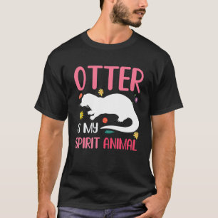 Camiseta Otter Es Mi Espíritu Animal Cute Otters