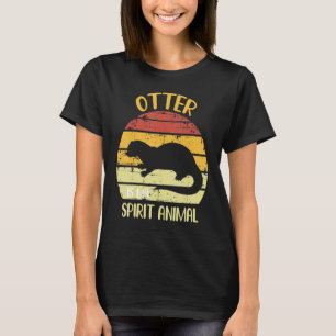 Camiseta Otter Es Mi Espíritu Animal Cute Sea Otter