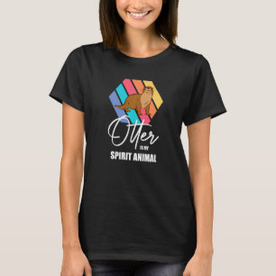 Camiseta Otter Es Mi Espíritu Animal Vintage Cute Sea Otter