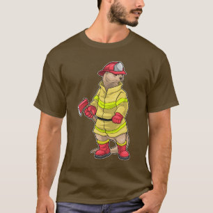 Camiseta Otter Firefighter Ax Fire Department