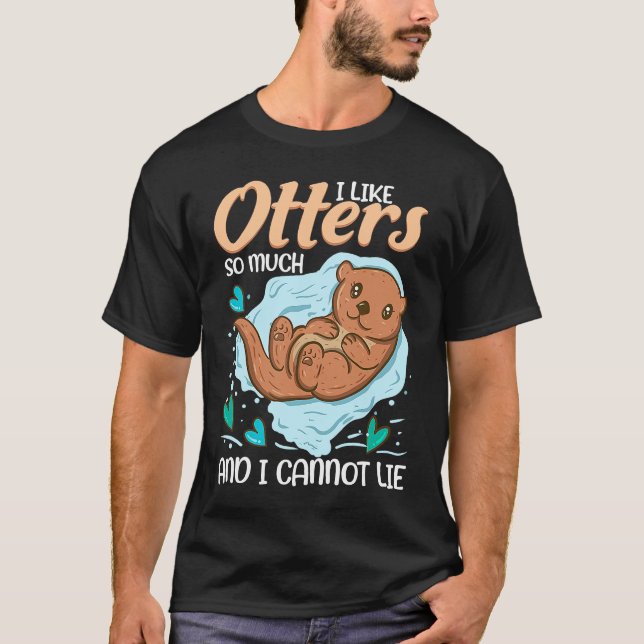 Camiseta Otter   for Sea Otter Ferret Fish Otter Animal (Anverso)