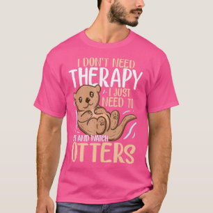 Camiseta Otter Gift for Sea Otter Ferret Fish otter Animal