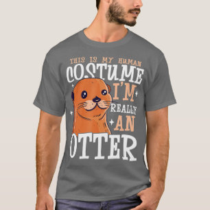 Camiseta Otter Gift for Sea Otter Ferret Fish otter Animal
