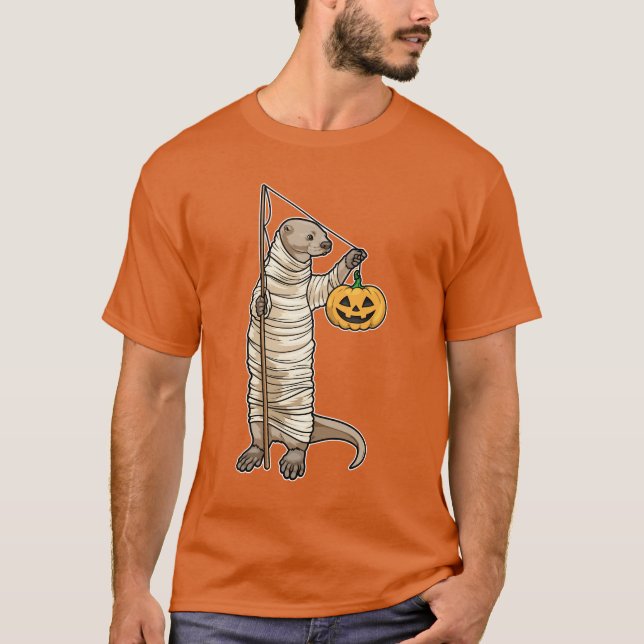 Camiseta Otter Halloween Fishing (Anverso)