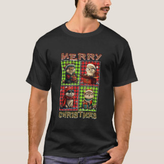 Camiseta Otter Leopard Buffalo Pintado Animales Lover Merry