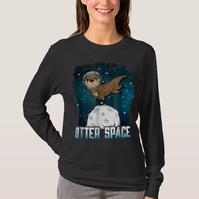 Camiseta Otter Lovers |Otter Space Funny Espacio Ultraterre (Anverso)