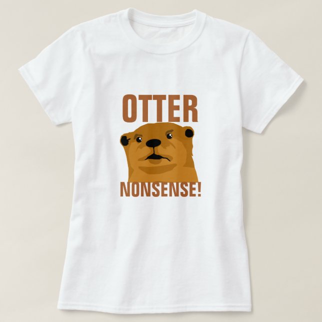 Camiseta Otter Nonsense (Diseño del anverso)