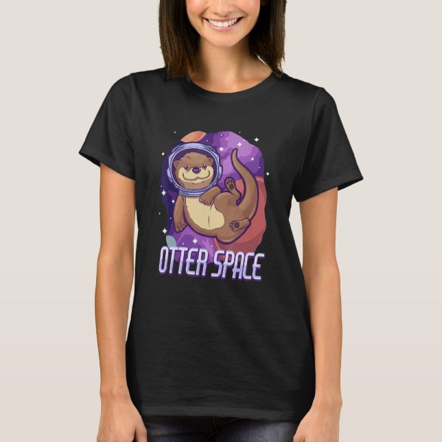Camiseta Otter Otter Space Otter (Anverso)