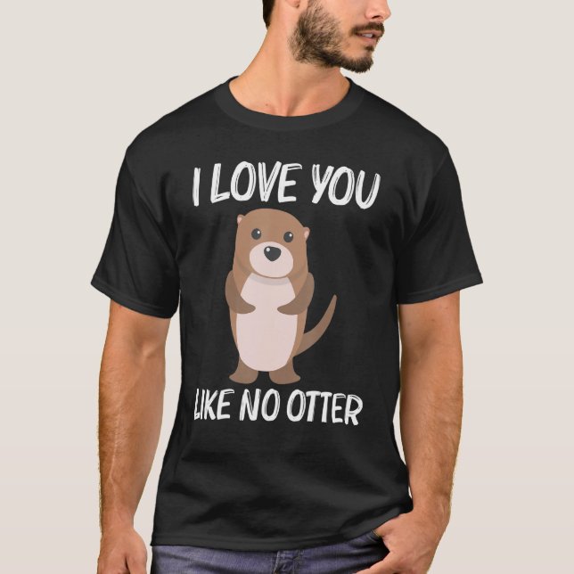Camiseta Otter Para Hombres Mujeres Pupas Acuáticas Río Wea (Anverso)