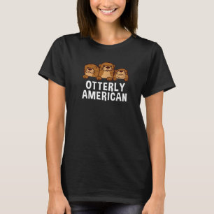 Camiseta Otter patriotismo norteamericano totalmente