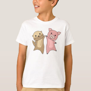 Camiseta Otter Pig Sweet Animales Para Niños Amantes De Ani