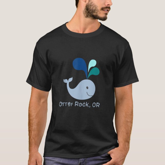 Camiseta Otter Rock Oregon Cute Whale Lover Personalizado (Anverso)