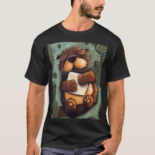 Camiseta Otter Sea Sleeping Fiesta Animal Kindergarten