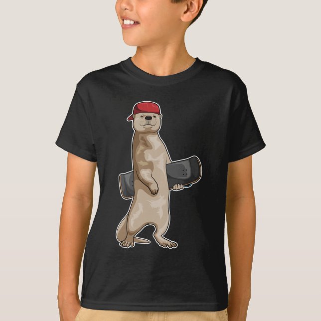 Camiseta Otter Skateboard Sports (Anverso)