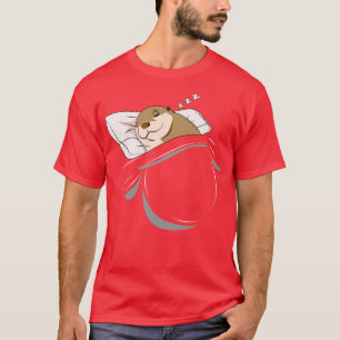 Camiseta Otter Sleeping Animal Nap Napping Slumber