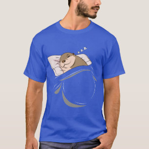 Camiseta Otter Sleeping Animal Nap Napping Slumber