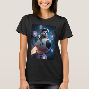 Camiseta Otter Space Puntea Space Otter Riding A Rocket 1