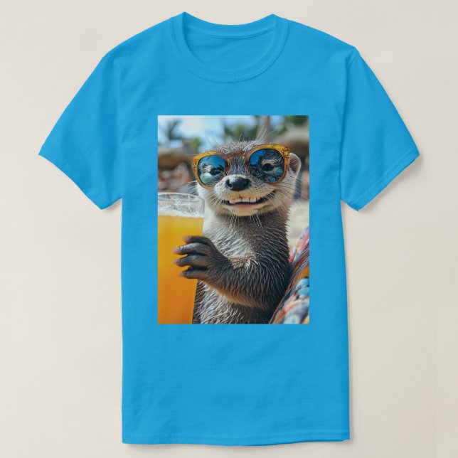 Camiseta Otter - Strandparty-Modus (Diseño del anverso)