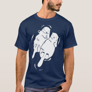 Camiseta Otter Twin Holding Hands Mateo Pareja Lover