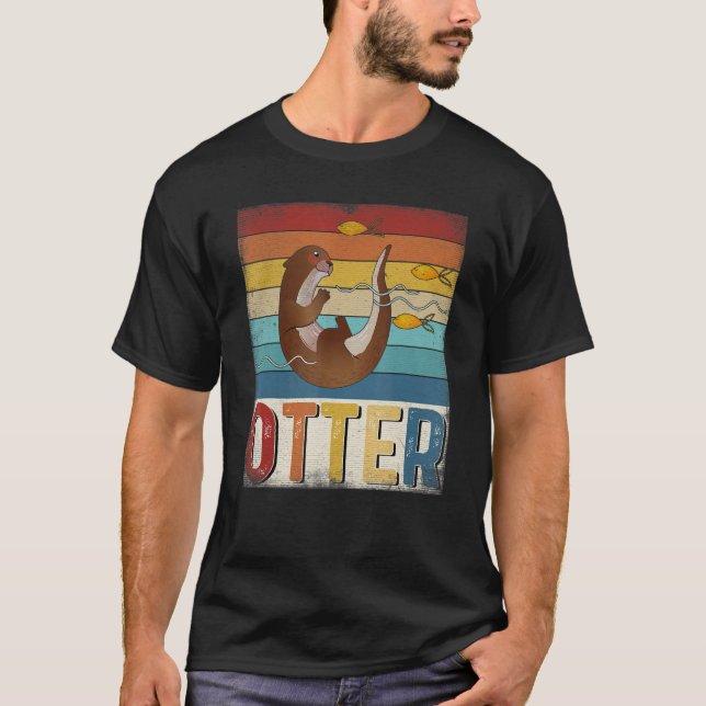 Camiseta Otter vintage (Anverso)