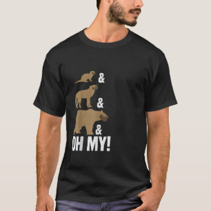 Camiseta Otter Wolf Bear Oh My Gay Slang LGBT Pride T Shirt