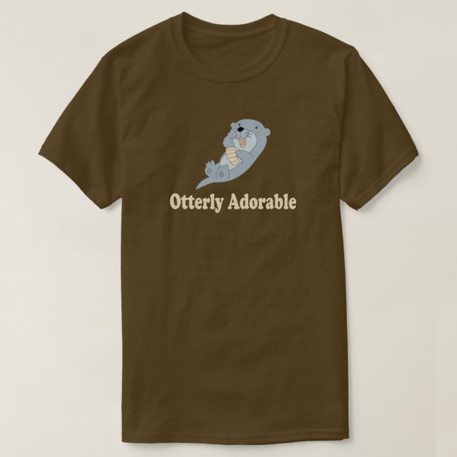CAMISETA OTTERBLE ADORABLE (Diseño del anverso)