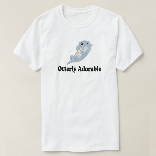 CAMISETA OTTERBLE ADORABLE (Diseño del anverso)