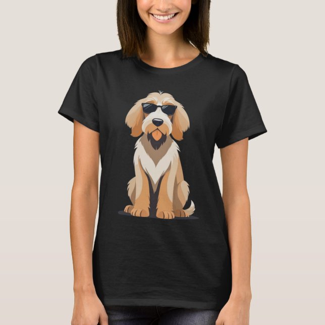 Camiseta Otterhound genial con gafas de sol (Anverso)