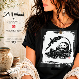 Camiseta OTTERLY CONTENT • StillWood • Nutria marina
