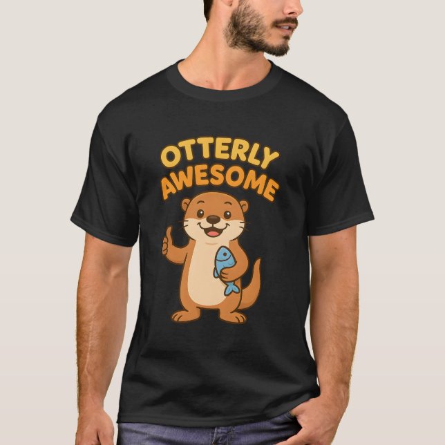 Camiseta Otterly Increíble | Chiste Divertido de A (Anverso)