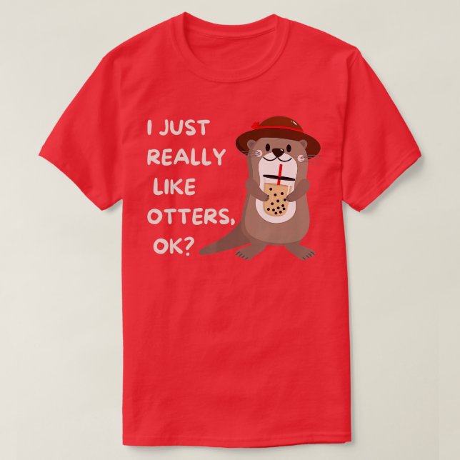 Camiseta Otters Gift - Divertido Otter (Diseño del anverso)