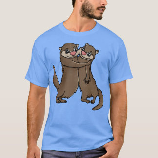 Camiseta Otters Hugging