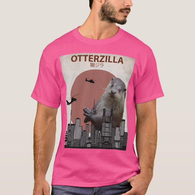 Camiseta Otterzilla - Monstruo gigante de la mantequilla (Anverso)