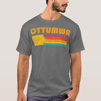 Camiseta Ottumwa Iowa Vintage Distresage Souvenir