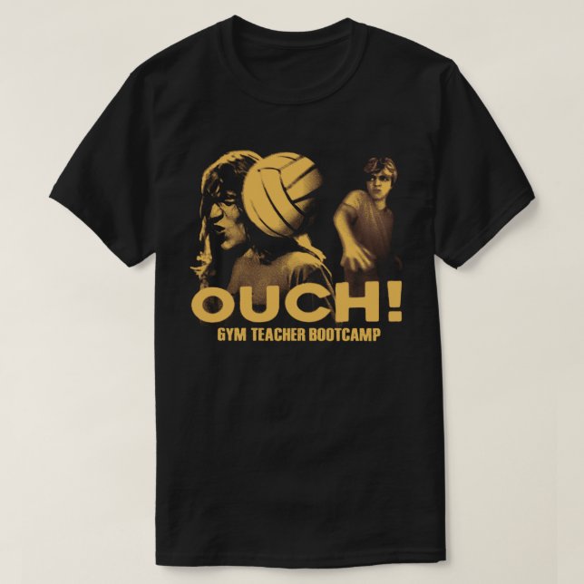 Camiseta OUCH! de Bootcamp para Profesores de Gimn (Diseño del anverso)