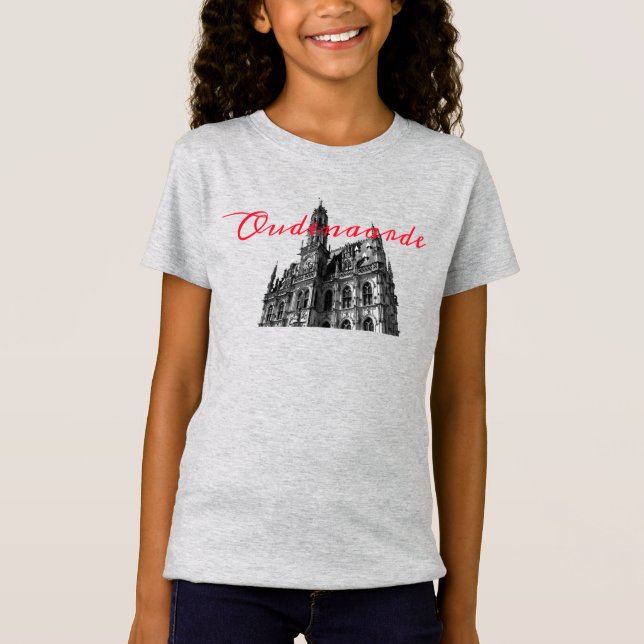 Camiseta Oudenaarde Ayuntamiento Gótico Bélgica (Anverso)
