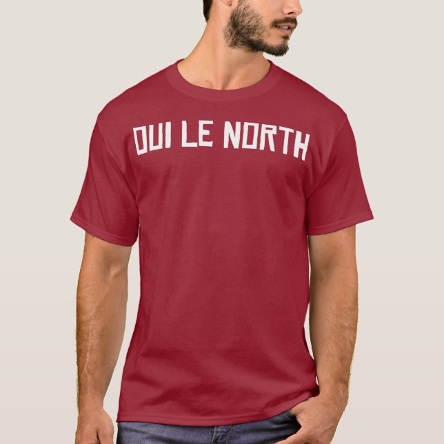 Camiseta OUI LE NORTH Small Tet Canada (Anverso)