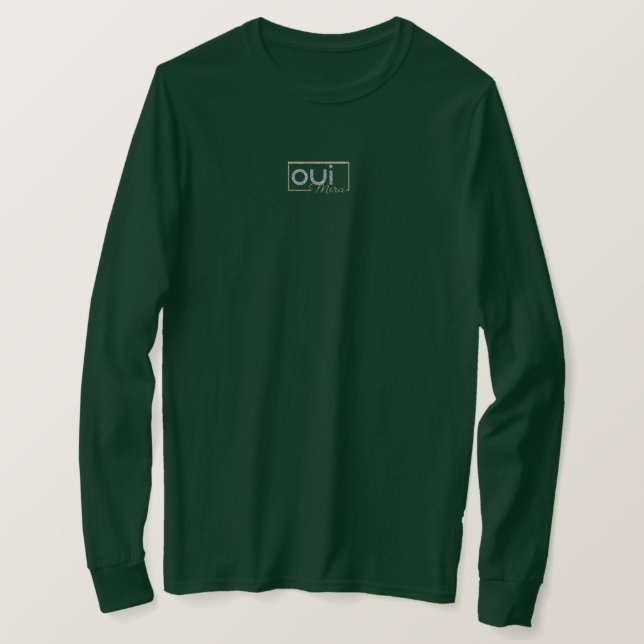 Camiseta OUI, Merci (Anverso del diseño)