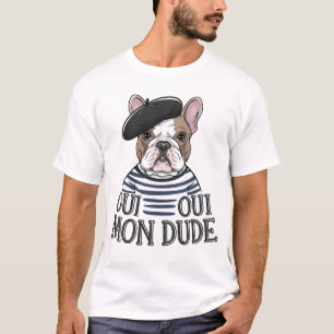 Camiseta Oui Oui Mon Amigo – Perro Bulldog Francés Divertid