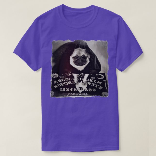 Camiseta Ouija Pug (Diseño del anverso)