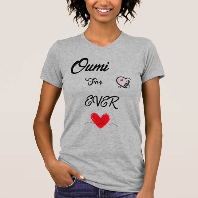 Camiseta Oumi para siempre - Corazón (Anverso)