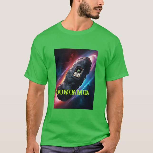 CAMISETA OUMUAMUA SOLO DE PASO (Anverso)