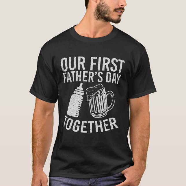 Camiseta Our First Fathers Day Together (Anverso)