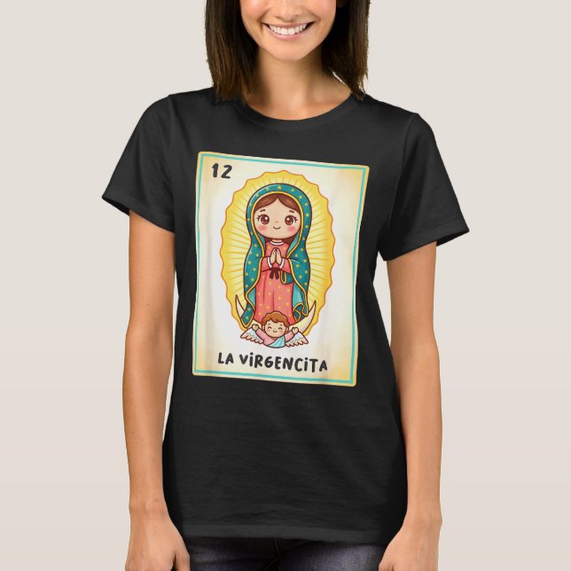 Camiseta Our Lady Of Guadalupe La Virgencita Mexico For Kid (Anverso)