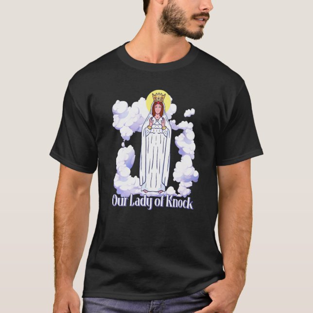Camiseta Our Lady Of Knock Ireland Prayer Catholic Saints M (Anverso)