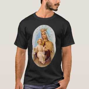 Camiseta Our Lady of Mount Carmel Scapular St Teresa of Avi